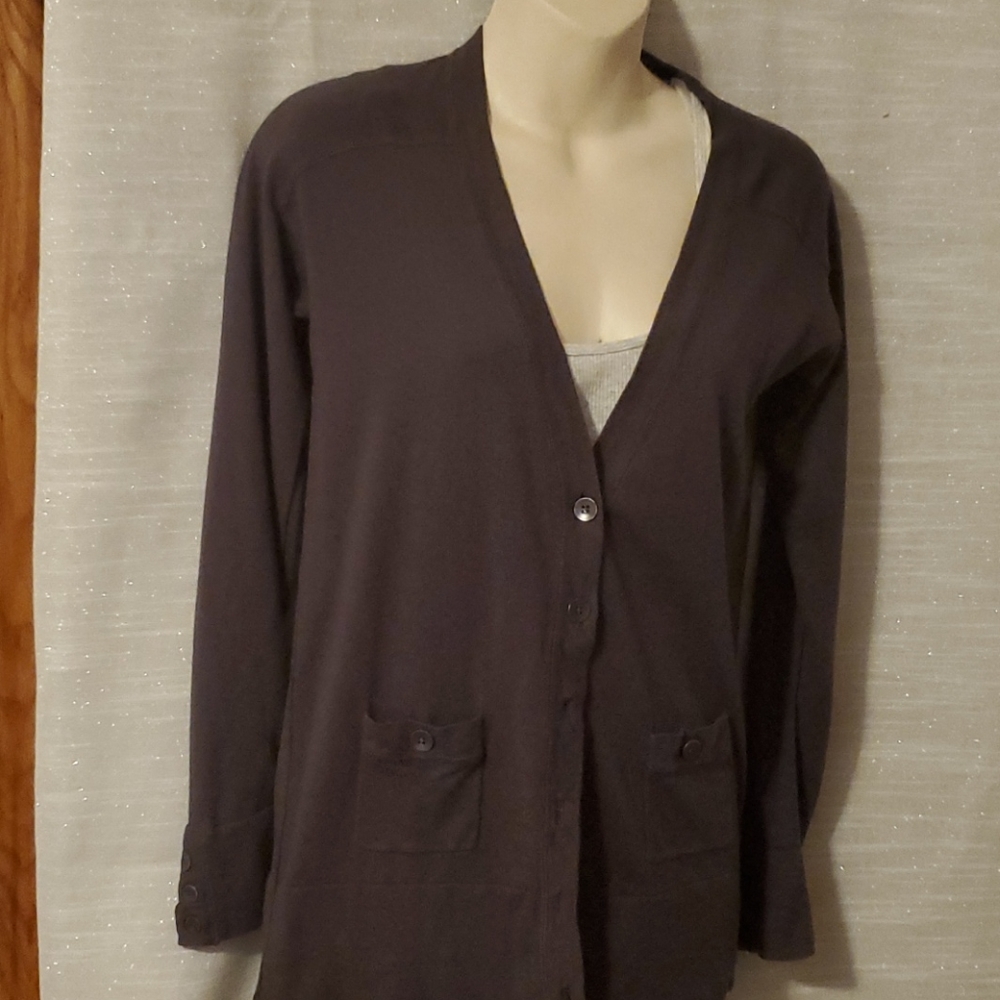 Banana Republic gray cardigan